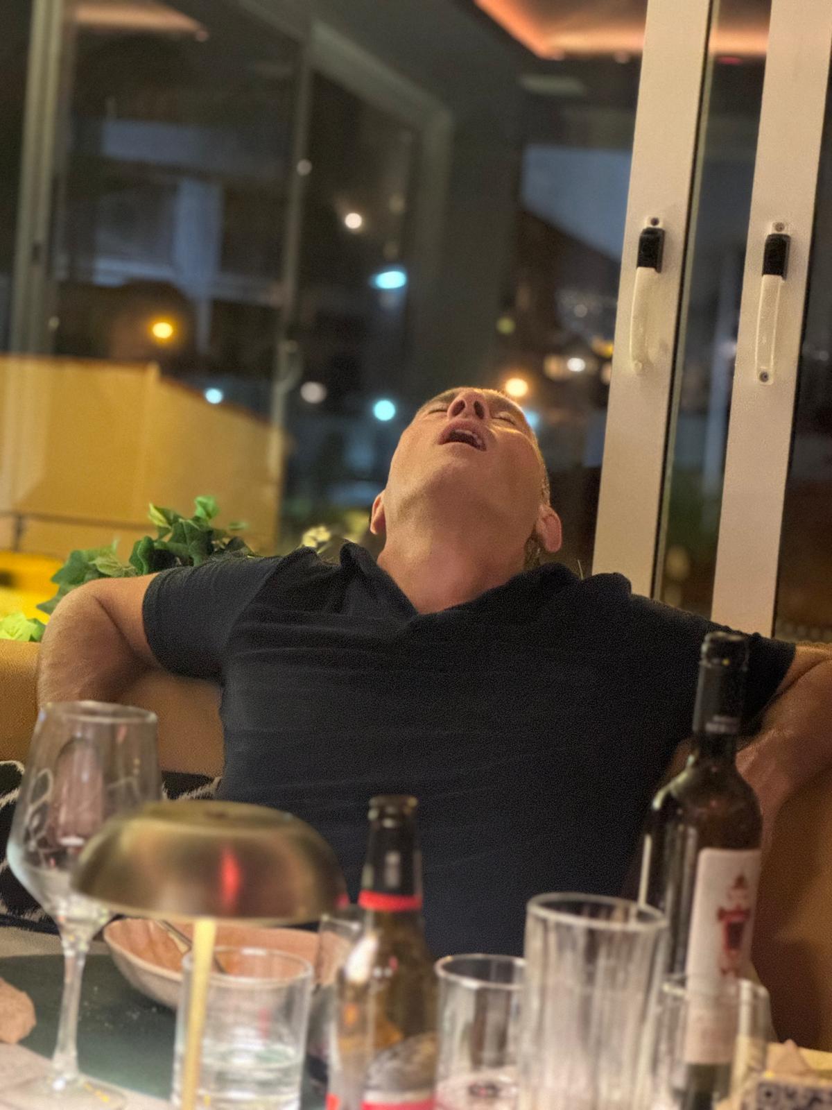 An evening casualty at the table